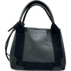 バレンシアガ BALENCIAGA ネイビーカバスXS 390346 ブラック シルバー金具 レザー レディース ショルダーバッグ