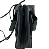 バレンシアガ BALENCIAGA ネイビーカバスXS 390346 ブラック シルバー金具 レザー レディース ショルダーバッグ