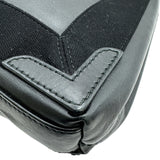 バレンシアガ BALENCIAGA ネイビーカバスXS 390346 ブラック シルバー金具 レザー レディース ショルダーバッグ