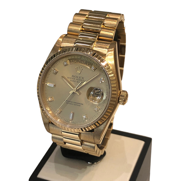ロレックス ROLEX デイデイト 18038A 95番台 ゴールド K18YG 自動巻き メンズ 腕時計