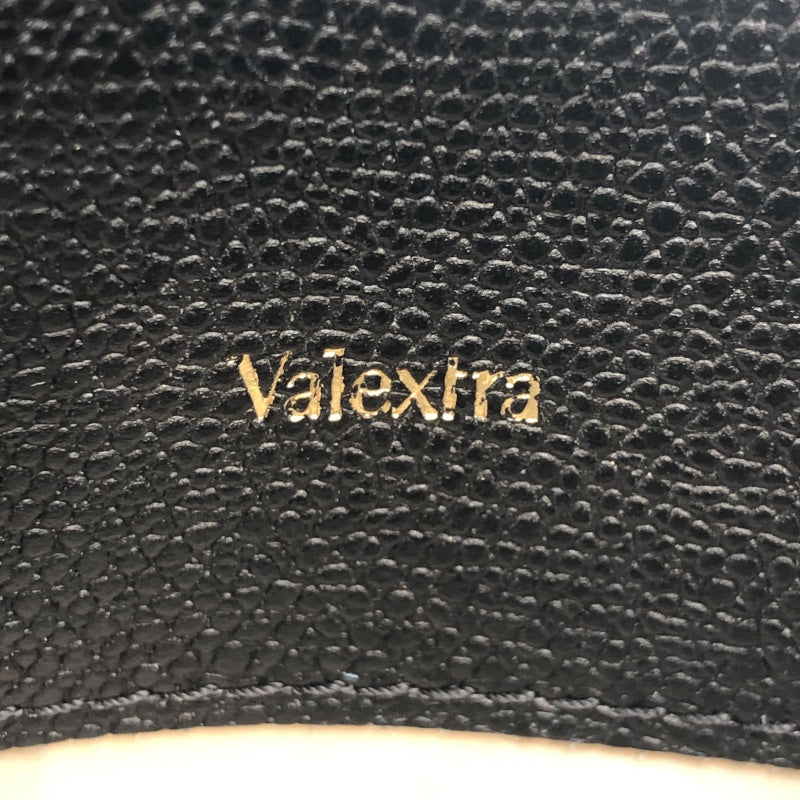 ヴァレクストラ VALEXTRA バケットミニバッグ ブラック レザー×コットン レディース ハンドバッグ