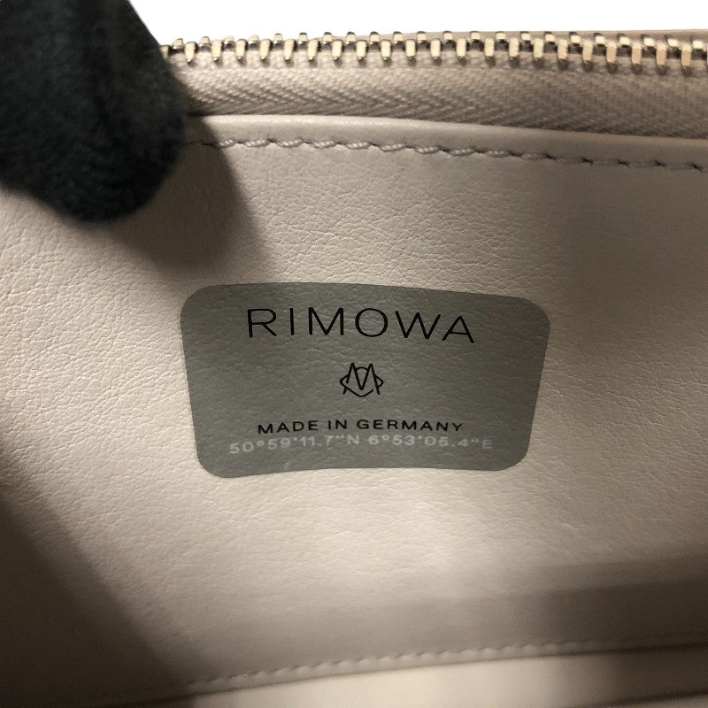 リモワ RIMOWA Dior コラボ パーソナル クラッチバッグ  シルバー ポリカーボネート レディース ショルダーバッグ