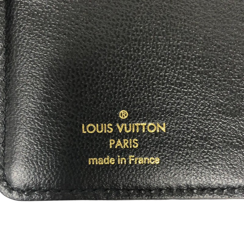 ルイ・ヴィトン LOUIS VUITTON ポルトフォイユ・ルー M81599 ノワール ラムレザー レディース 二つ折り財布 |  中古ブランドリユースショップ OKURA(おお蔵)