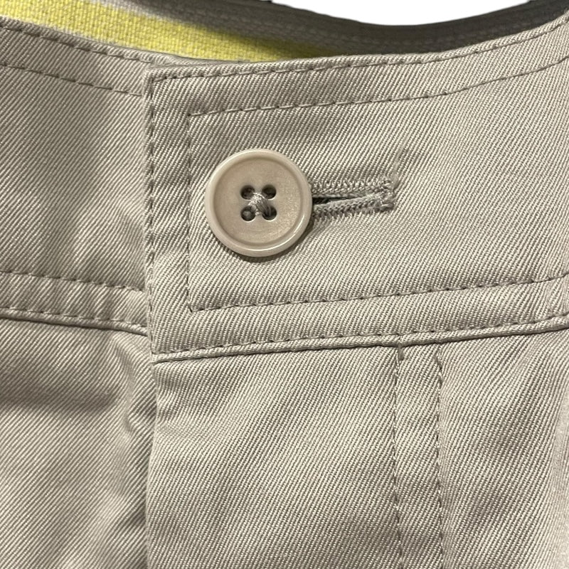 エルメス HERMES ストレートパンツ グレー コットン メンズ パンツ