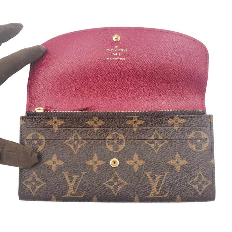 ルイ・ヴィトン LOUIS VUITTON ポルトフォイユ エミリー M60697 モノグラム モノグラムキャンバス レディース 長財布