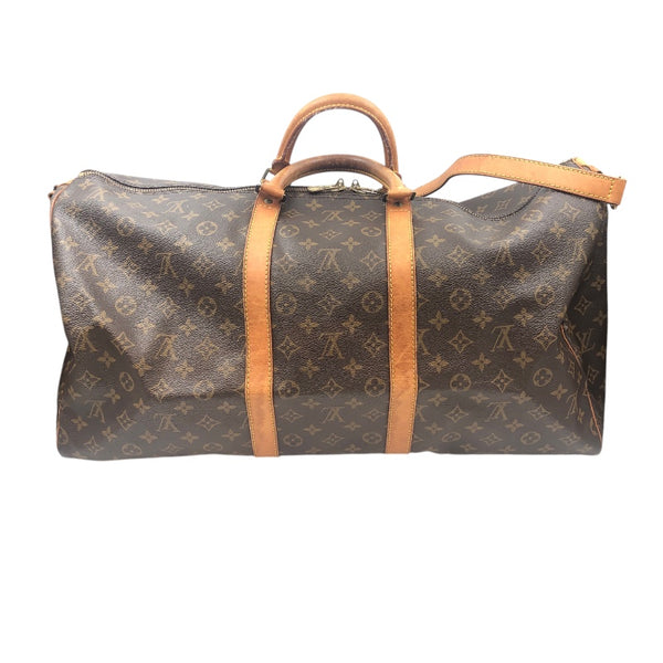 ルイ・ヴィトン LOUIS VUITTON キーポル・バンドリエール55 M41414 ブラウン モノグラムキャンバス ユニセックス ボストンバッグ