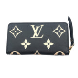 ルイ・ヴィトン LOUIS VUITTON ジッピーウォレット M80481 ブラック モノグラムアンプラント レディース 長財布