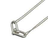 ティファニー TIFFANY＆CO ハードウェアラージ ダブルリンク ネックレス SV925 ジュエリー