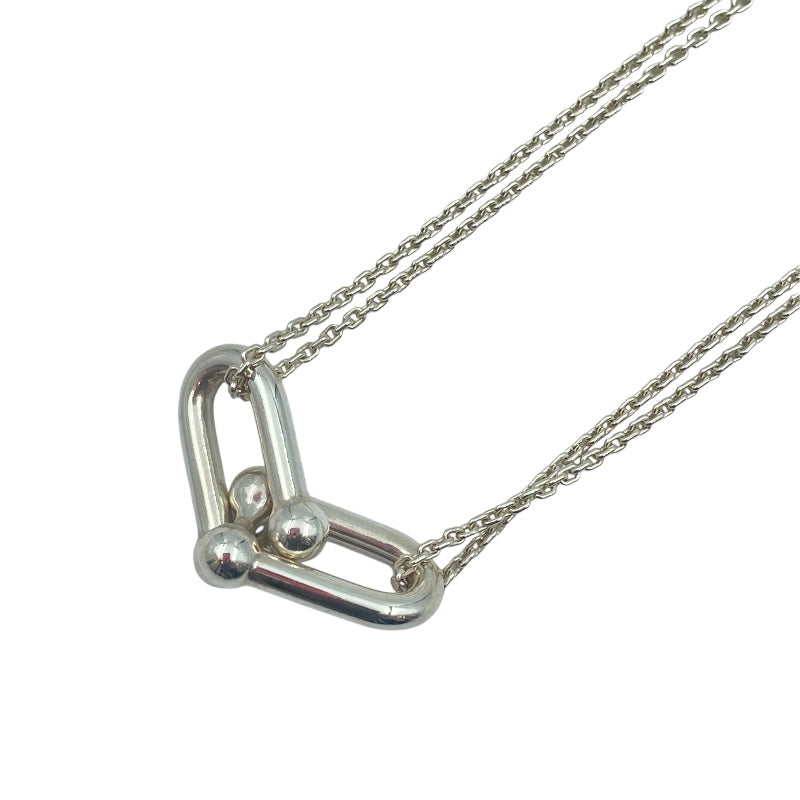 ティファニー TIFFANY＆CO ハードウェアラージ ダブルリンク ネックレス SV925 ジュエリー
