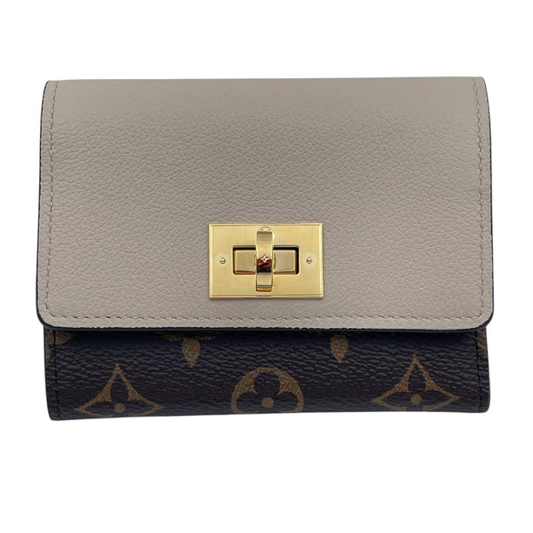ルイ・ヴィトン LOUIS VUITTON ポルトフォイユ・ヴィクトリーヌ M82398 ブラウン モノグラムキャンバス レディース 三つ折り財布