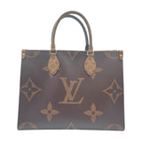 ルイ・ヴィトン LOUIS VUITTON オンザゴーMM M45321 モノグラム モノグラムジャイアントリバース レディース トートバッグ