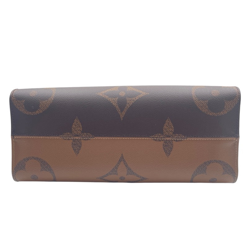 ルイ・ヴィトン LOUIS VUITTON オンザゴーMM M45321 モノグラム モノグラムジャイアントリバース レディース トートバッグ