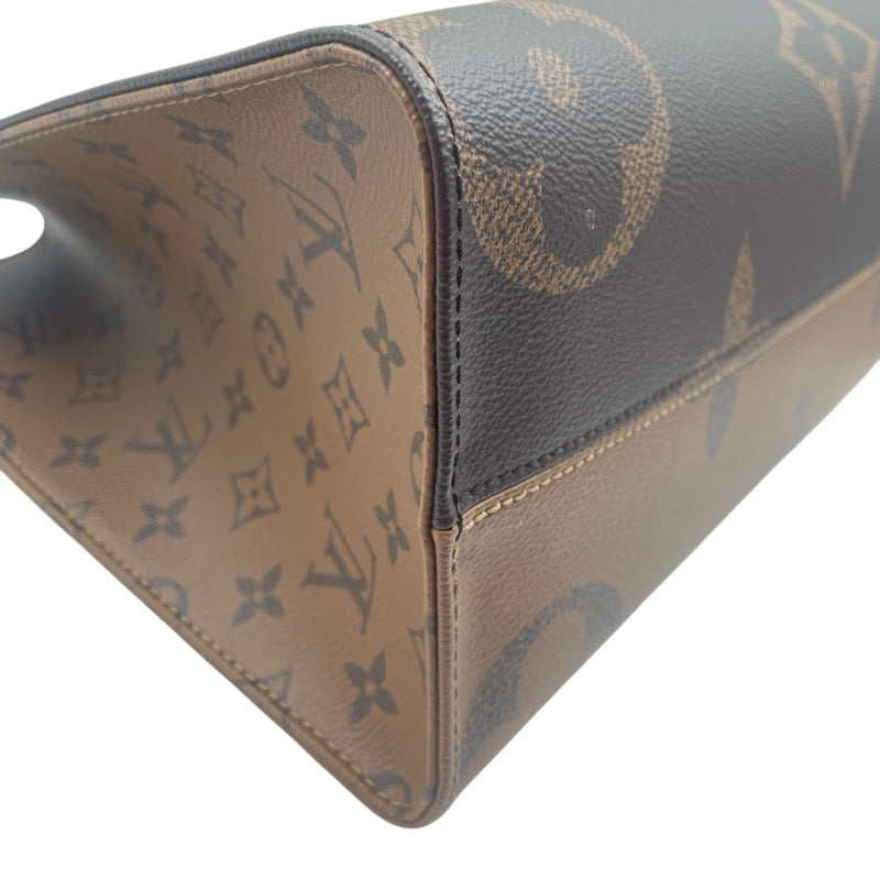 ルイ・ヴィトン LOUIS VUITTON オンザゴーMM M45321 モノグラム モノグラムジャイアントリバース レディース トートバッグ