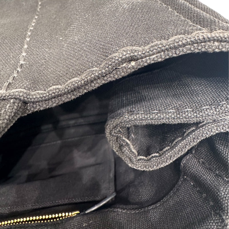 プラダ PRADA カナパトートバッグ ブラック キャンバス レディース ハンドバッグ