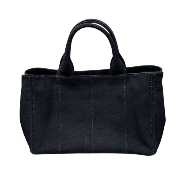 プラダ PRADA カナパトートバッグ ブラック キャンバス レディース ハンドバッグ