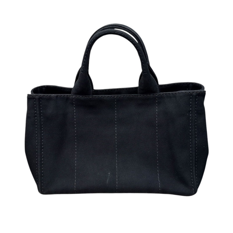 プラダ PRADA カナパトートバッグ ブラック キャンバス レディース ハンドバッグ