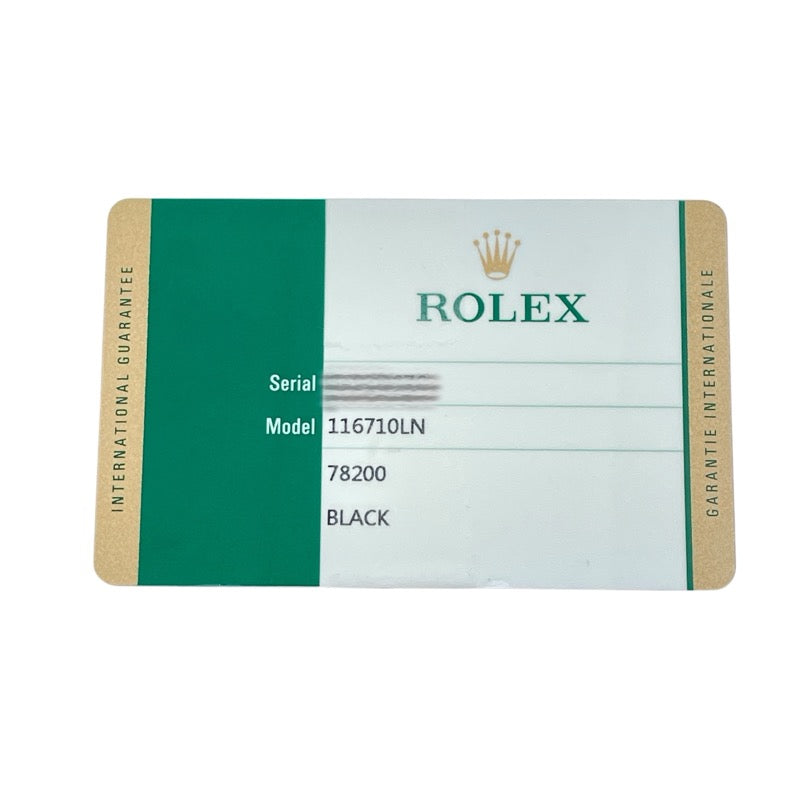 ロレックス ROLEX GMTマスター2 116710LN SS メンズ 腕時計