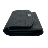 ルイ・ヴィトン LOUIS VUITTON ポルトフォイユ・ヴィクトリーヌ M82679 ノワール マヒナレザー レディース 三つ折り財布