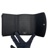 ルイ・ヴィトン LOUIS VUITTON ポルトフォイユ・ヴィクトリーヌ M82679 ノワール マヒナレザー レディース 三つ折り財布