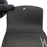 ルイ・ヴィトン LOUIS VUITTON ポルトフォイユ・ヴィクトリーヌ M82679 ノワール マヒナレザー レディース 三つ折り財布