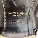 サンローラン SAINT LAURENT ワイアット レザーハーネスブーツ 420090 ブラック レザー メンズ ブーツ