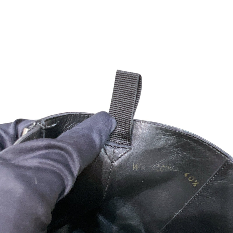 サンローラン SAINT LAURENT ワイアット レザーハーネスブーツ 420090 ブラック レザー メンズ ブーツ