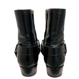 サンローラン SAINT LAURENT ワイアット レザーハーネスブーツ 420090 ブラック レザー メンズ ブーツ