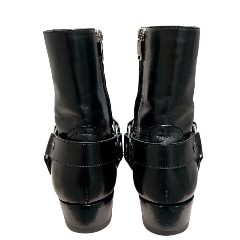 サンローラン SAINT LAURENT ワイアット レザーハーネスブーツ 420090 ブラック レザー メンズ ブーツ