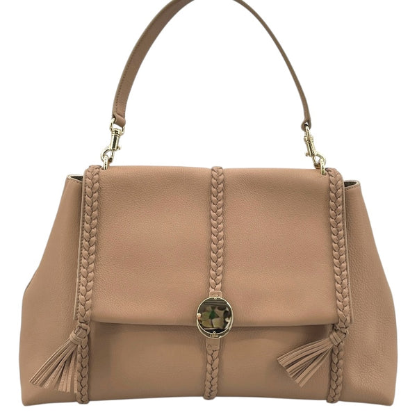 クロエ Chloe ペネロペ ラージ ベージュ カーフ レディース トートバッグ