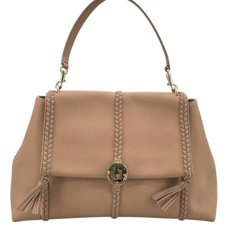 クロエ Chloe ペネロペ ラージ ベージュ カーフ レディース トートバッグ