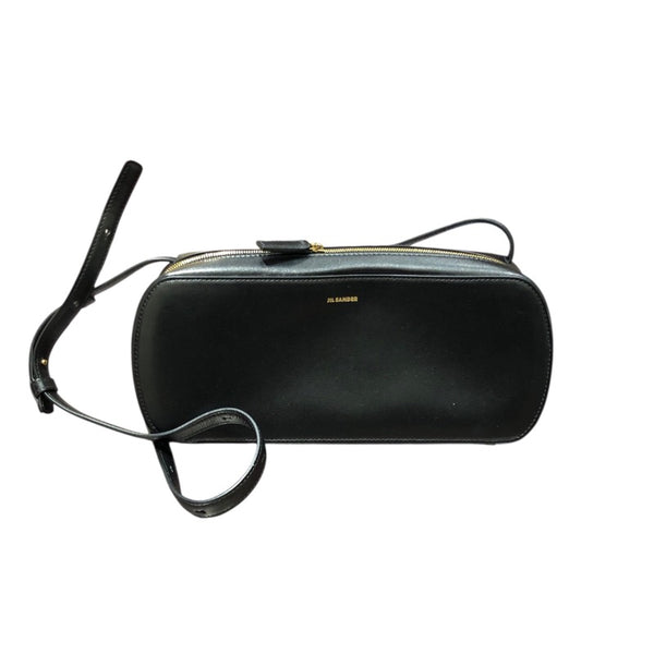超美品　JIL SANDER　ジルサンダー　レザー　ハンドバック　ブラック ジルサンダー JIL SANDER クロスボディバッグ GIRO
