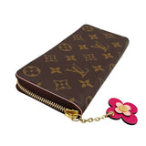 ルイ・ヴィトン LOUIS VUITTON ポルトフォイユ・クレマンス M64201 ブラウン モノグラム レディース 長財布