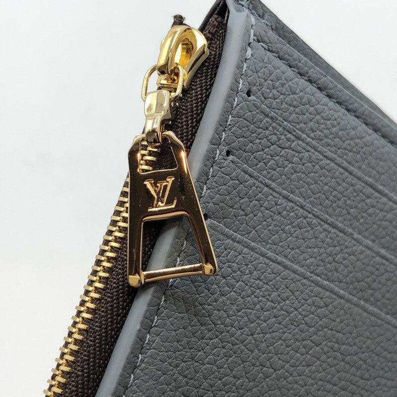 ルイ・ヴィトン LOUIS VUITTON ポルトフォイユ・ヴィクトリーヌ M82398 グレージュ/GD金具 モノグラム レディース 三つ折り財布