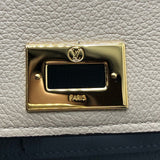 ルイ・ヴィトン LOUIS VUITTON ポルトフォイユ・ヴィクトリーヌ M82398 グレージュ/GD金具 モノグラム レディース 三つ折り財布