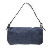 フェンディ FENDI マンマバケット 26424 ブルー/ブラウン デニム/レザー レディース ハンドバッグ