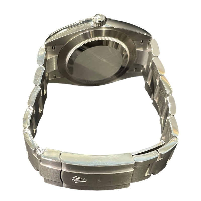 ロレックス ROLEX オイスターパーペチュアル41 124300 グリーン SS メンズ 腕時計