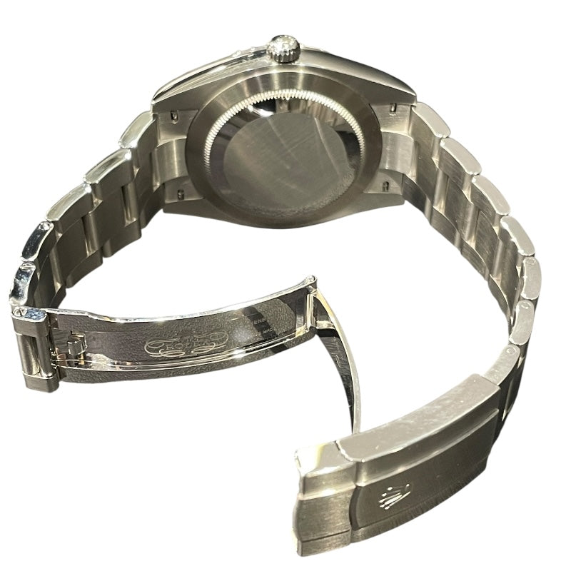 ロレックス ROLEX オイスターパーペチュアル41 124300 グリーン SS メンズ 腕時計