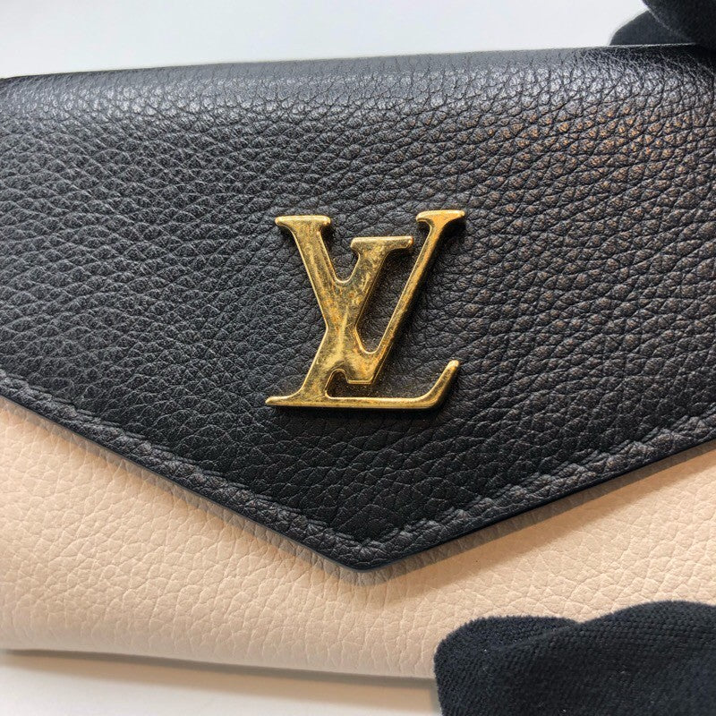 ルイ・ヴィトン LOUIS VUITTON ポルトフォイユ ロック ミニ M80984 レザー レディース 三つ折り財布