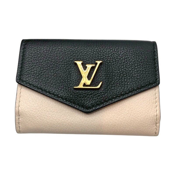 ルイ・ヴィトン LOUIS VUITTON ポルトフォイユ ロック ミニ M80984 レザー レディース 三つ折り財布