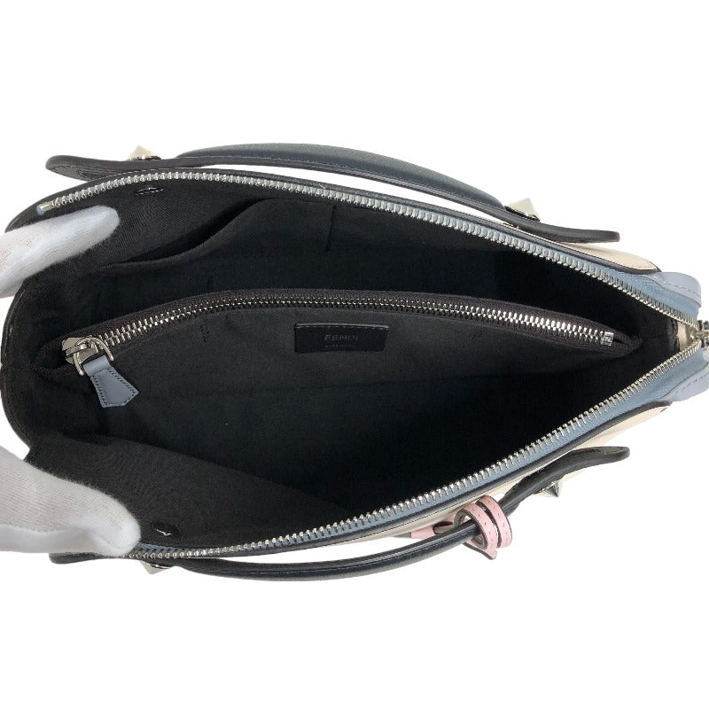 フェンディ FENDI バイザウェイミディアム  ８BL１２４ ショル【中古】 FENDI - フェンディ FENDI バイザウェイ ミディアム 8BL124 グレー