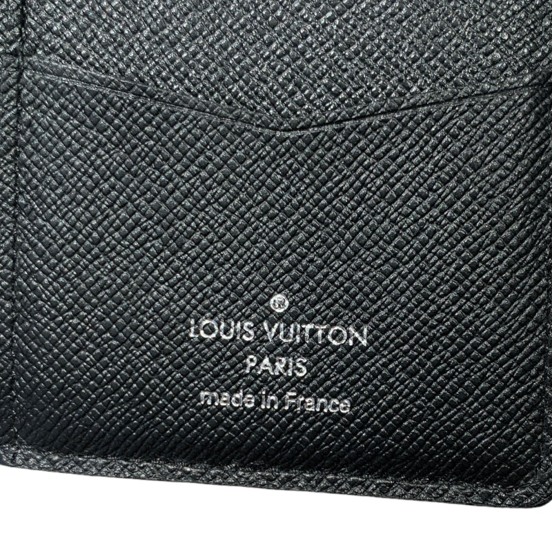 ルイ・ヴィトン LOUIS VUITTON オーガナイザー・ドゥポッシュ M30537 ノワール タイガ/レザー メンズ カードケース