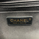 シャネル CHANEL Vステッチ チェーンショルダーバッグ A91587 ブラック×GD金具 ラム レディース ショルダーバッグ