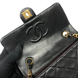 シャネル CHANEL ミニマトラッセ20 A01163 1番台 ブラック GD金具 ラムスキン レディース ショルダーバッグ