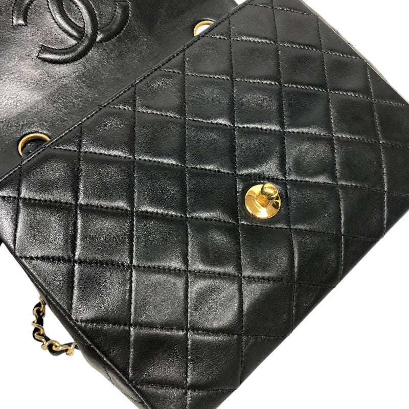 シャネル CHANEL ミニマトラッセ20 A01163 1番台 ブラック GD金具 ラムスキン レディース ショルダーバッグ