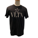 ヴァレンティノ VALENTINO スターロゴプリント半袖Tシャツ TV3MG05P638 コットン メンズ