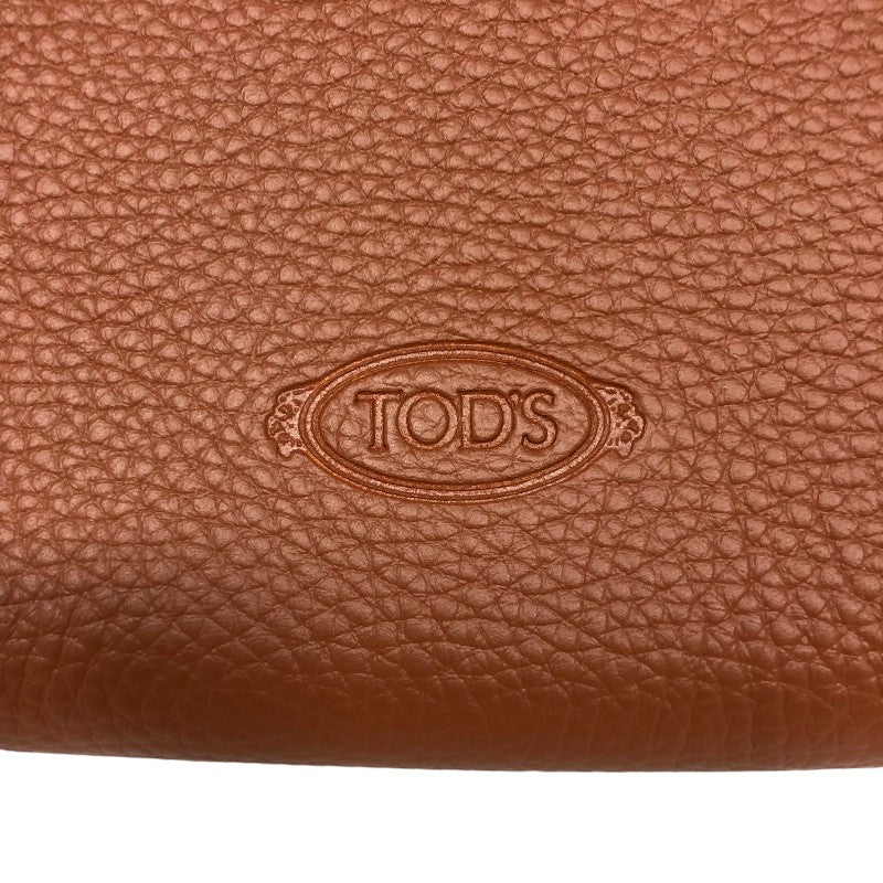 トッズ TOD’S Tタイムレスマイクロ XBWAPAELOOO キャメル×ボルドー カーフ レディース ハンドバッグ