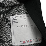 サカイ SACAI バンダナ ニットセーター 22-02695M 2 ブラック×ホワイト コットン100% メンズ セーター