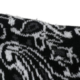サカイ SACAI バンダナ ニットセーター 22-02695M 2 ブラック×ホワイト コットン100% メンズ セーター