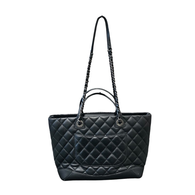 シャネル CHANEL マトラッセ チェーントートバッグ ブラック シルバー金具 カーフ レディース トートバッグ | 中古ブランドリユースショップ  OKURA(おお蔵)