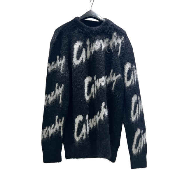 ジバンシィ GIVENCHY ロゴ総柄モヘアニットセーター BM90M24YDH モヘア メンズ ニット